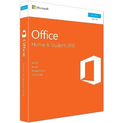 صندوق البيع بالتجزئة لـ Microsoft Office Home & Student 2016