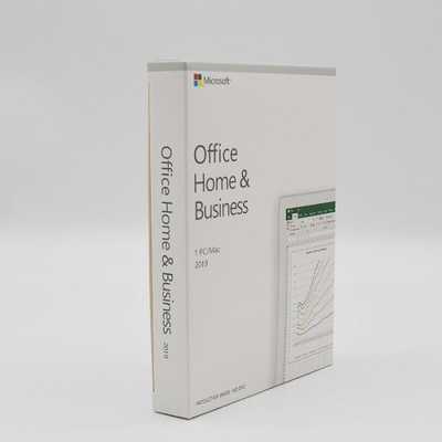 إصدار عالي السرعة من Microsoft Office 2019 للمنزل والأعمال صندوق البيع بالتجزئة PKC